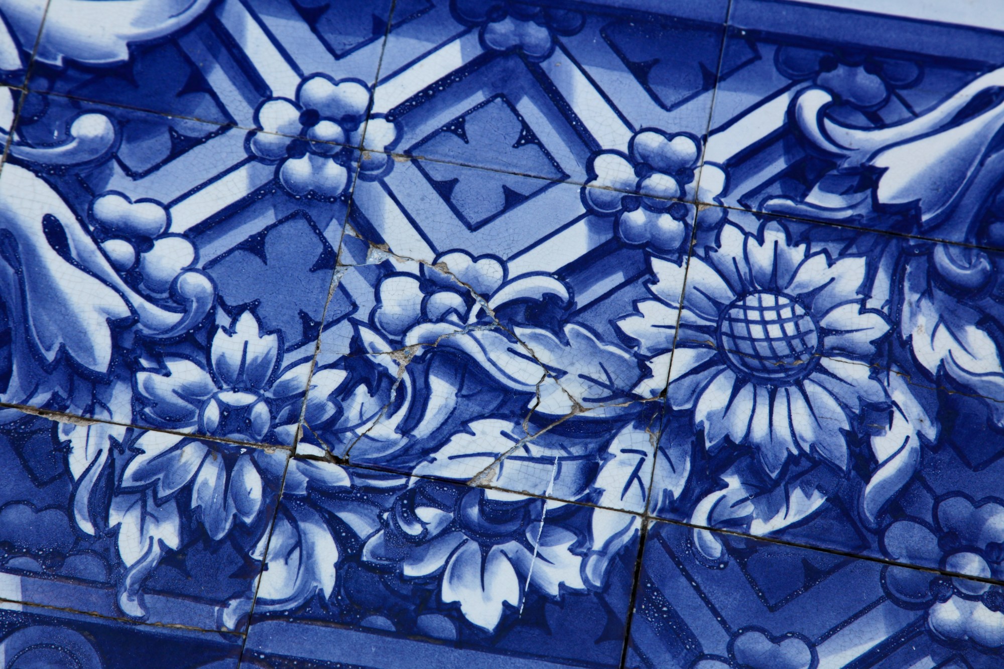 Azulejo tiles, Lisbon, Portugal