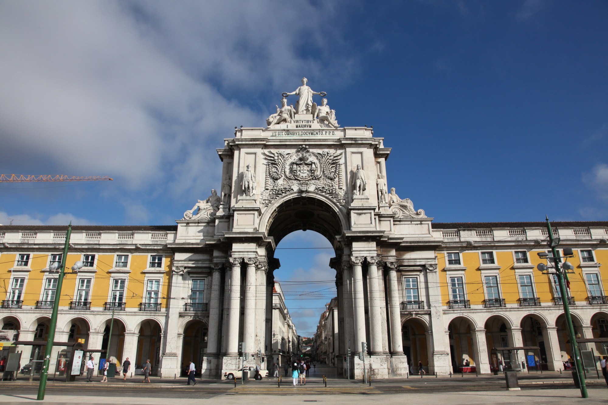Rua Augusta Arch, Lisbon, Portugal