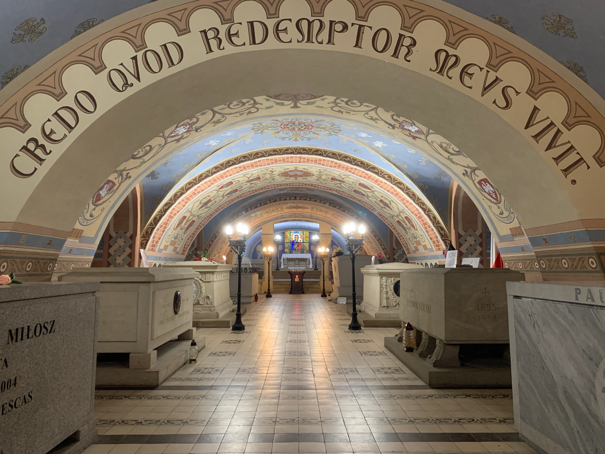 Basilica of St. Michael the Archangel crypt, Kraków, Poland
